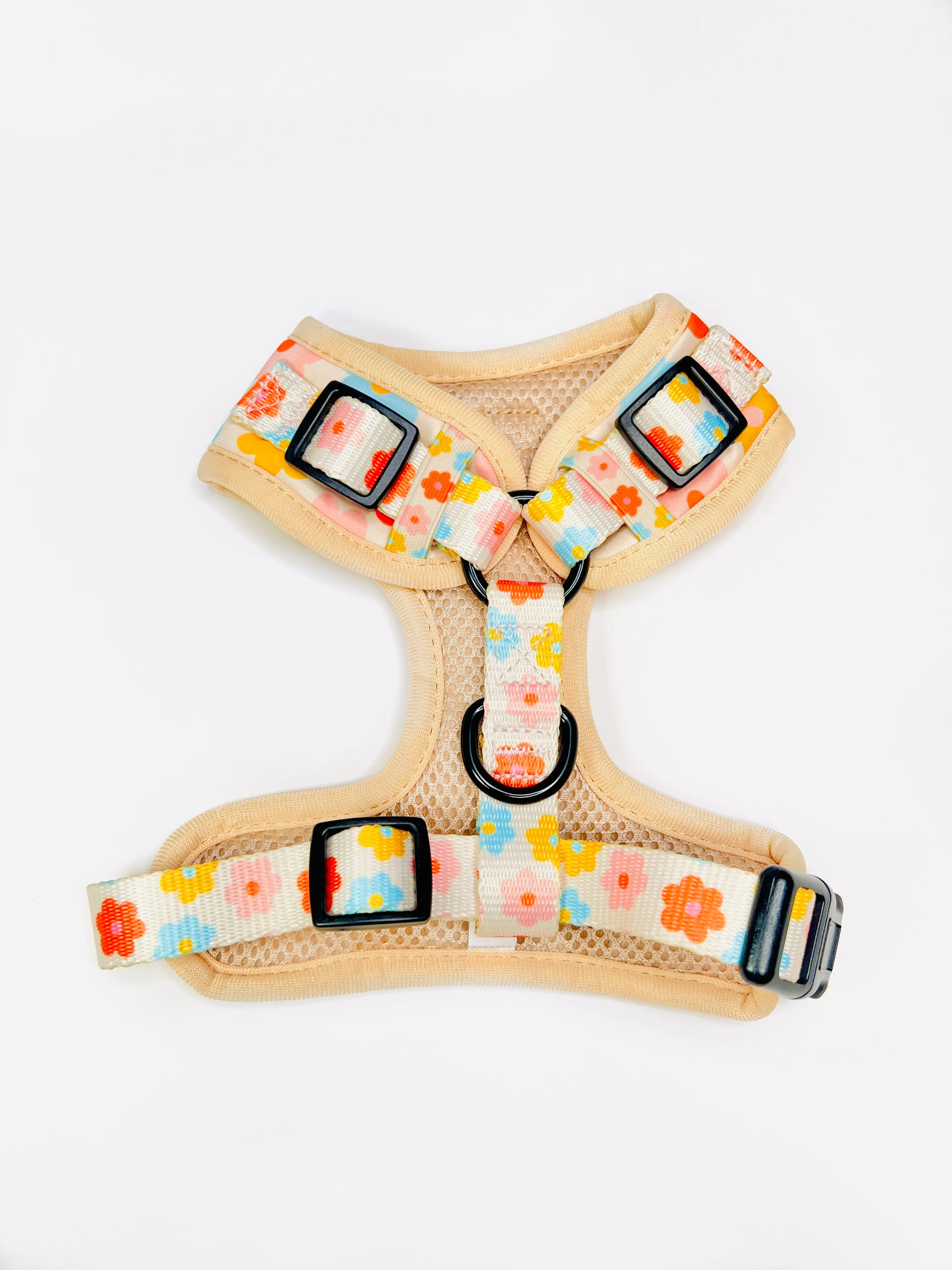 Floral Bloom - Adjustable Dog Harness
