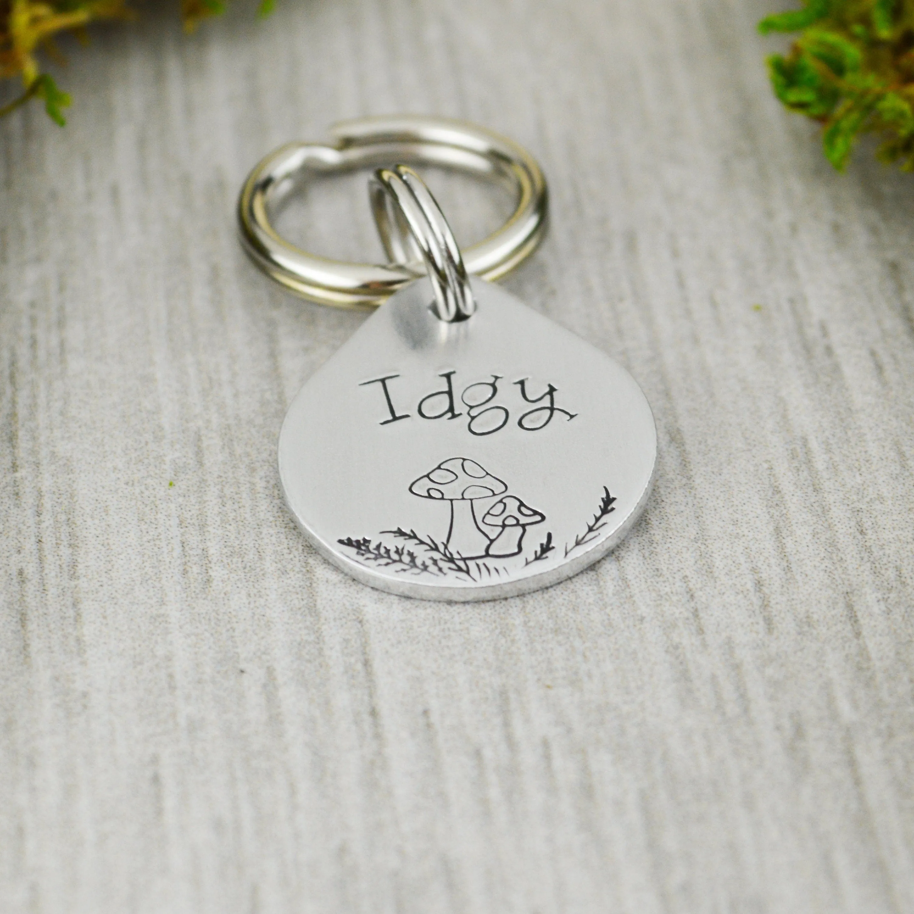 Fly Agaric Mini Pet ID Tag