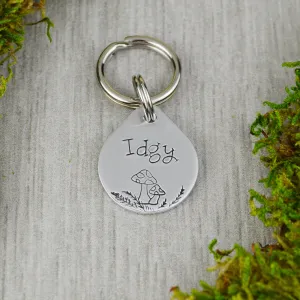 Fly Agaric Mini Pet ID Tag