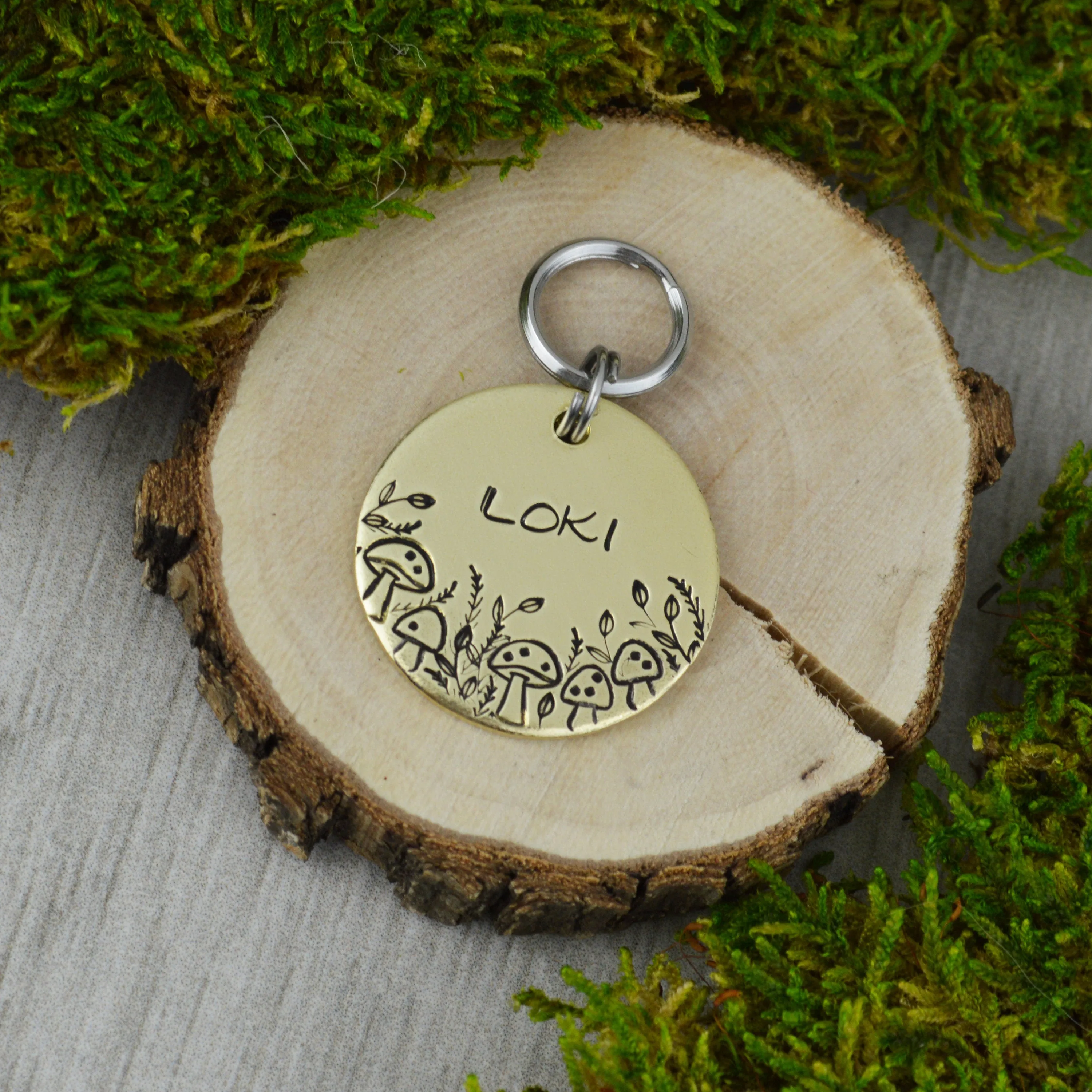 Forest Floor Pet ID Tag