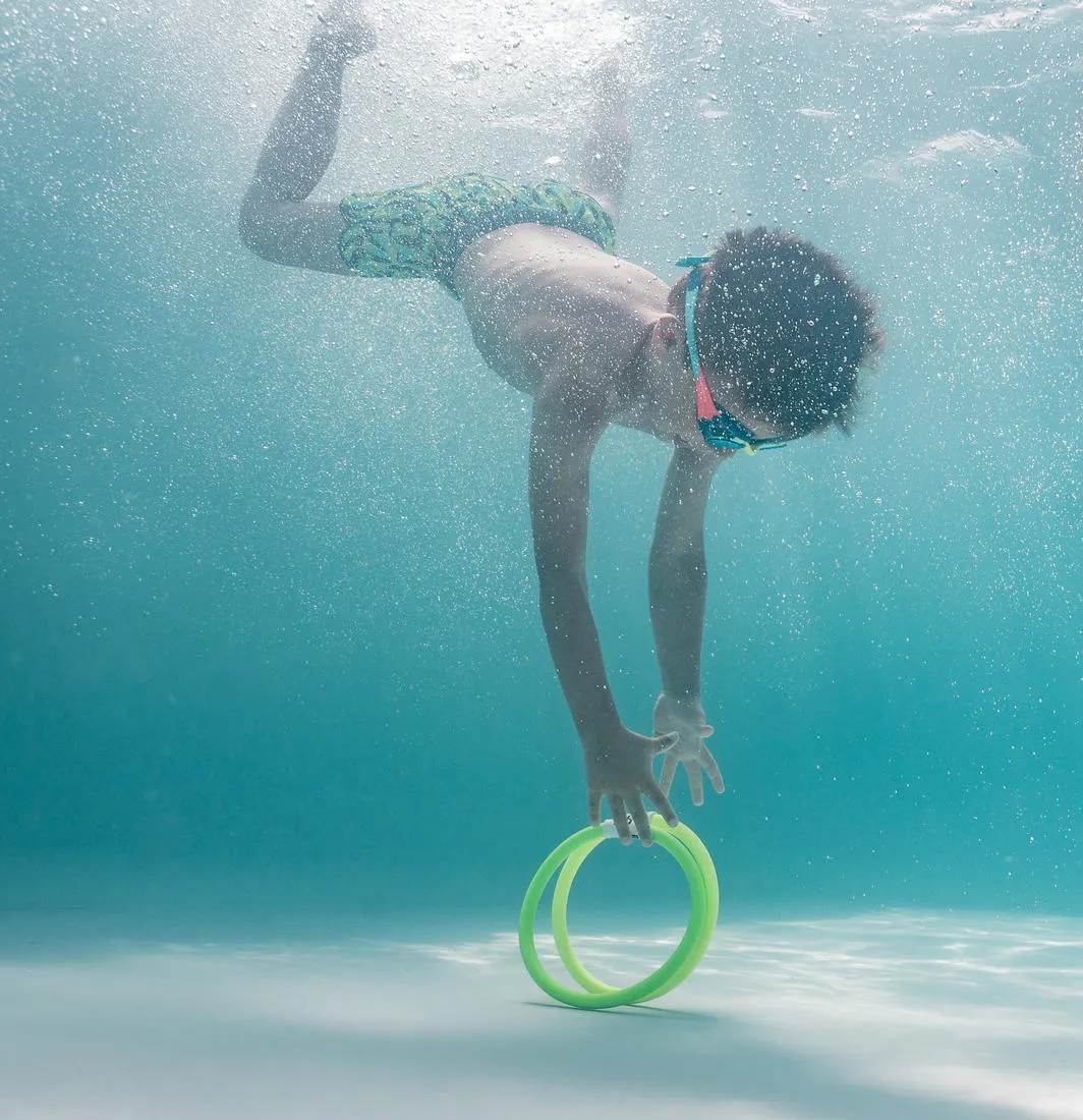 Four weighted aquatic rings multi colours