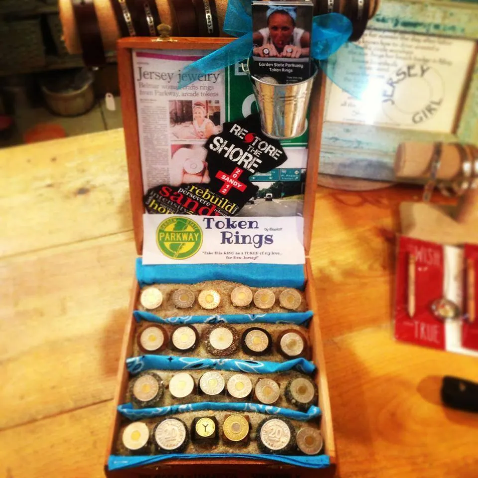 Garden State Parkway Token Ring - FILIGREE COLORS
