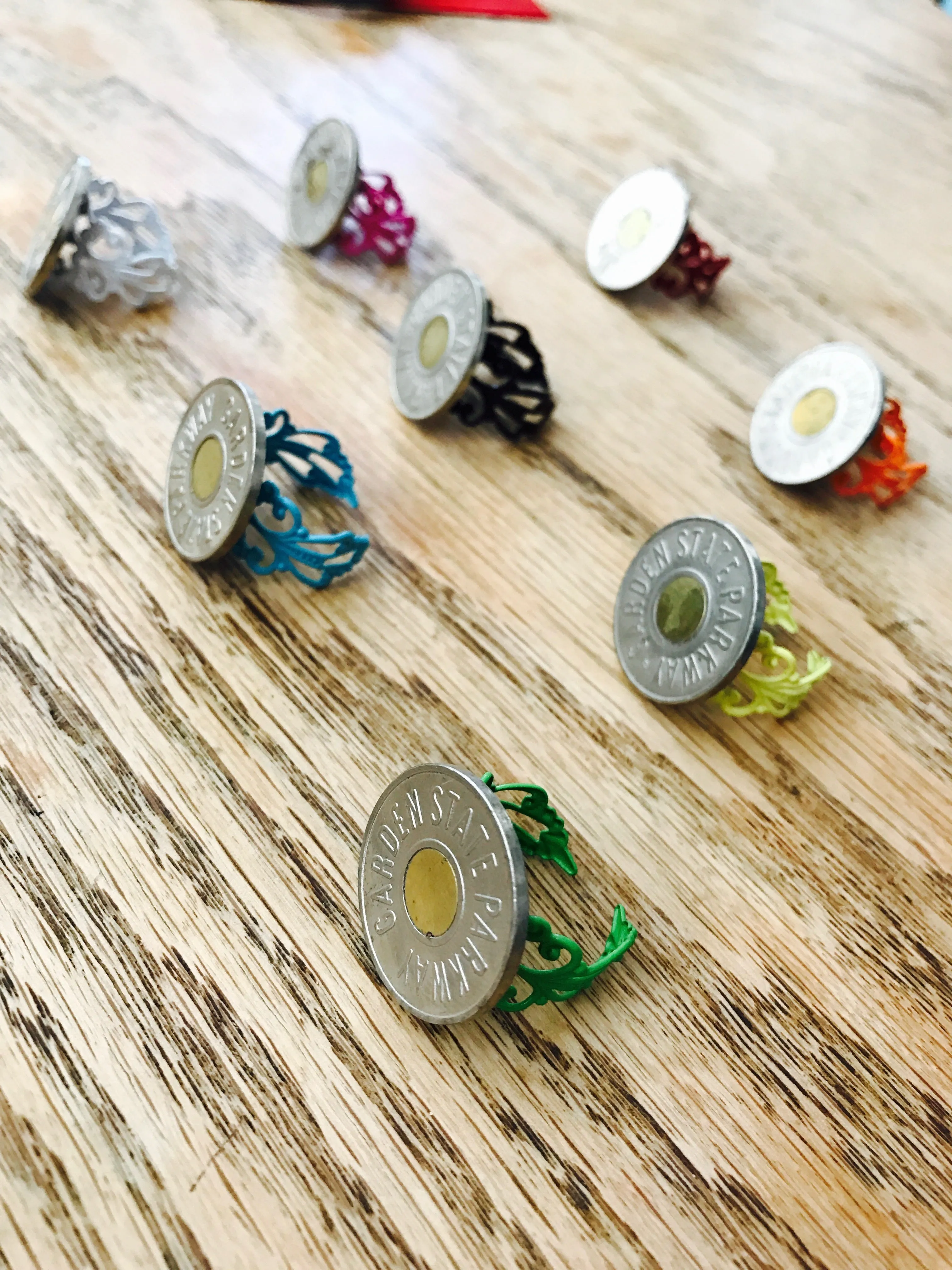 Garden State Parkway Token Ring - FILIGREE COLORS