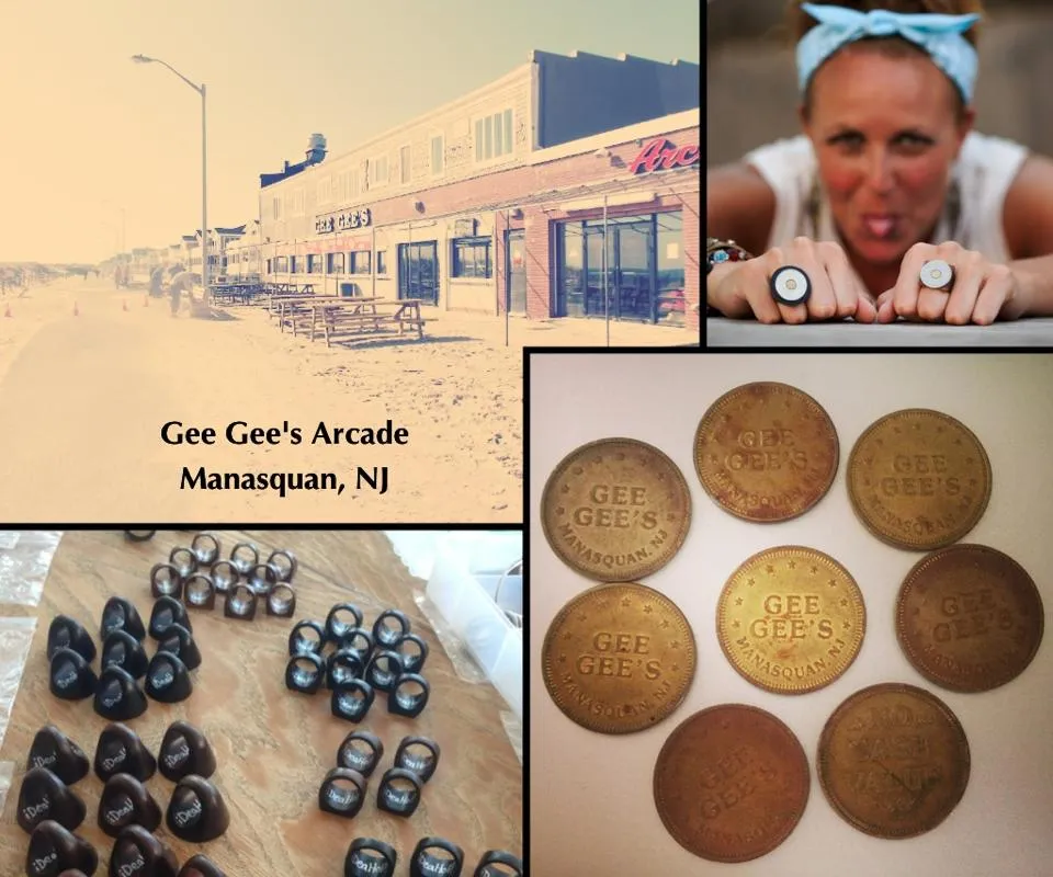 GEE GEE'S MANASQUAN >> Arcade Token Charm