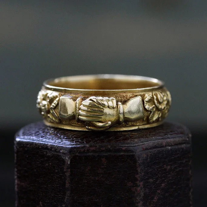 Georgian Clasped Hands Ring