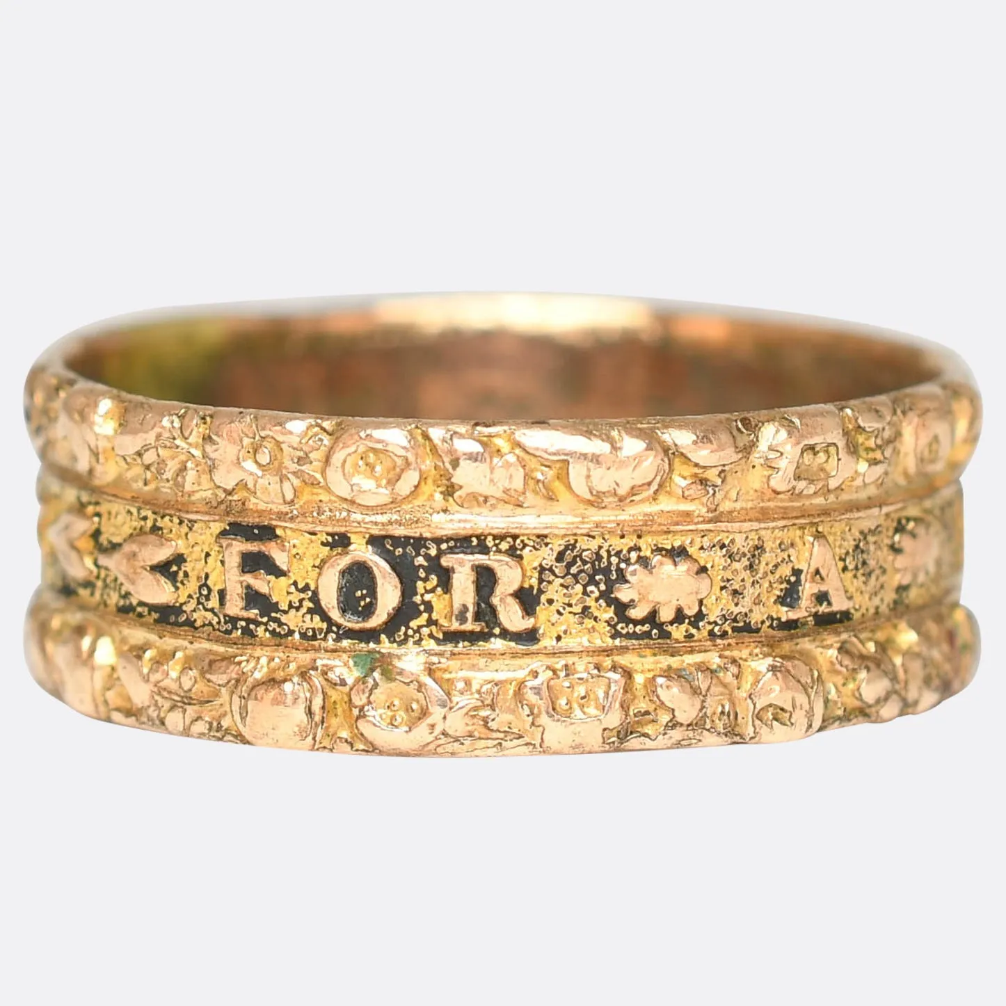 Georgian "For A Friend" Heart Ring