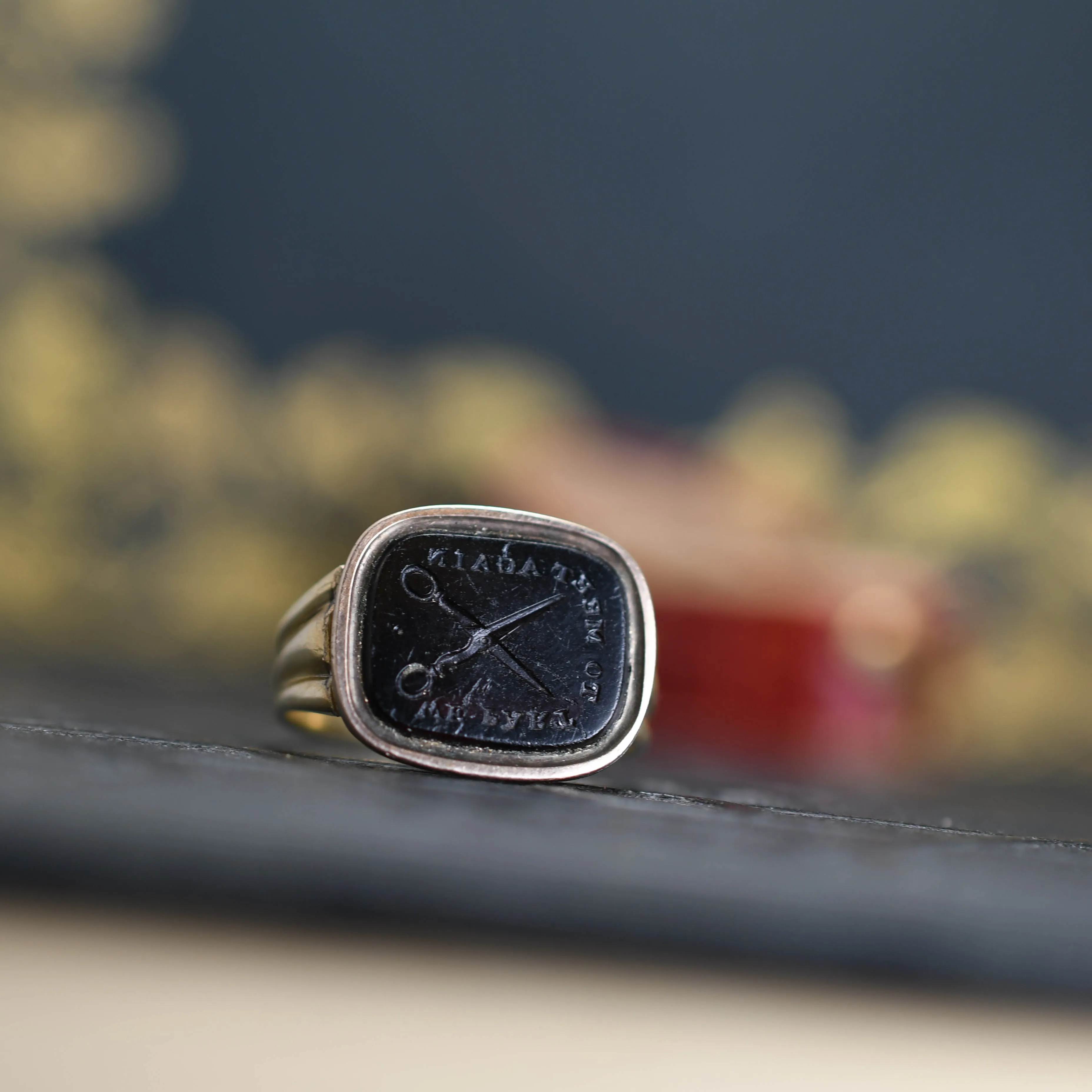 Georgian "We part to meet again" Love Token Intaglio Signet Ring