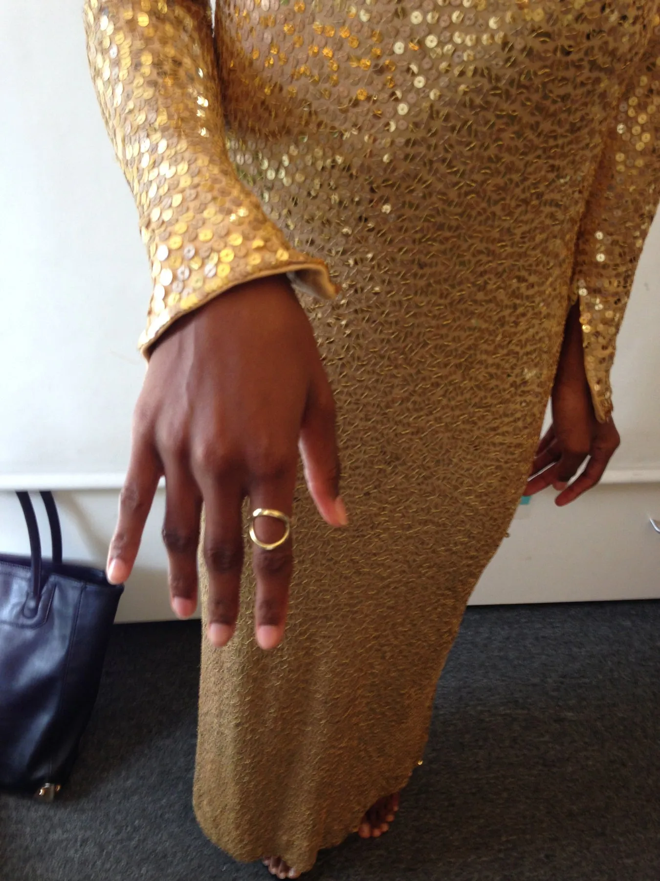Gold Circle Ring