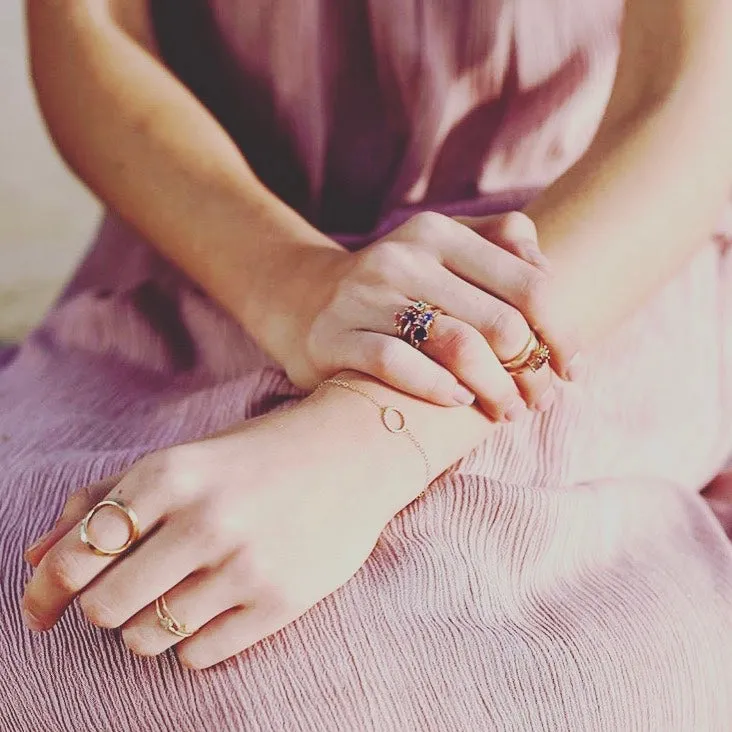 Gold Circle Ring