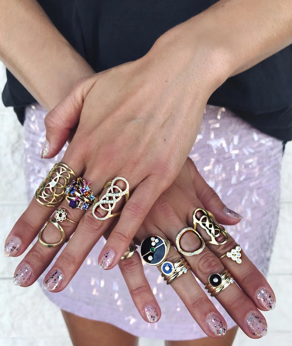 Gold Circle Ring