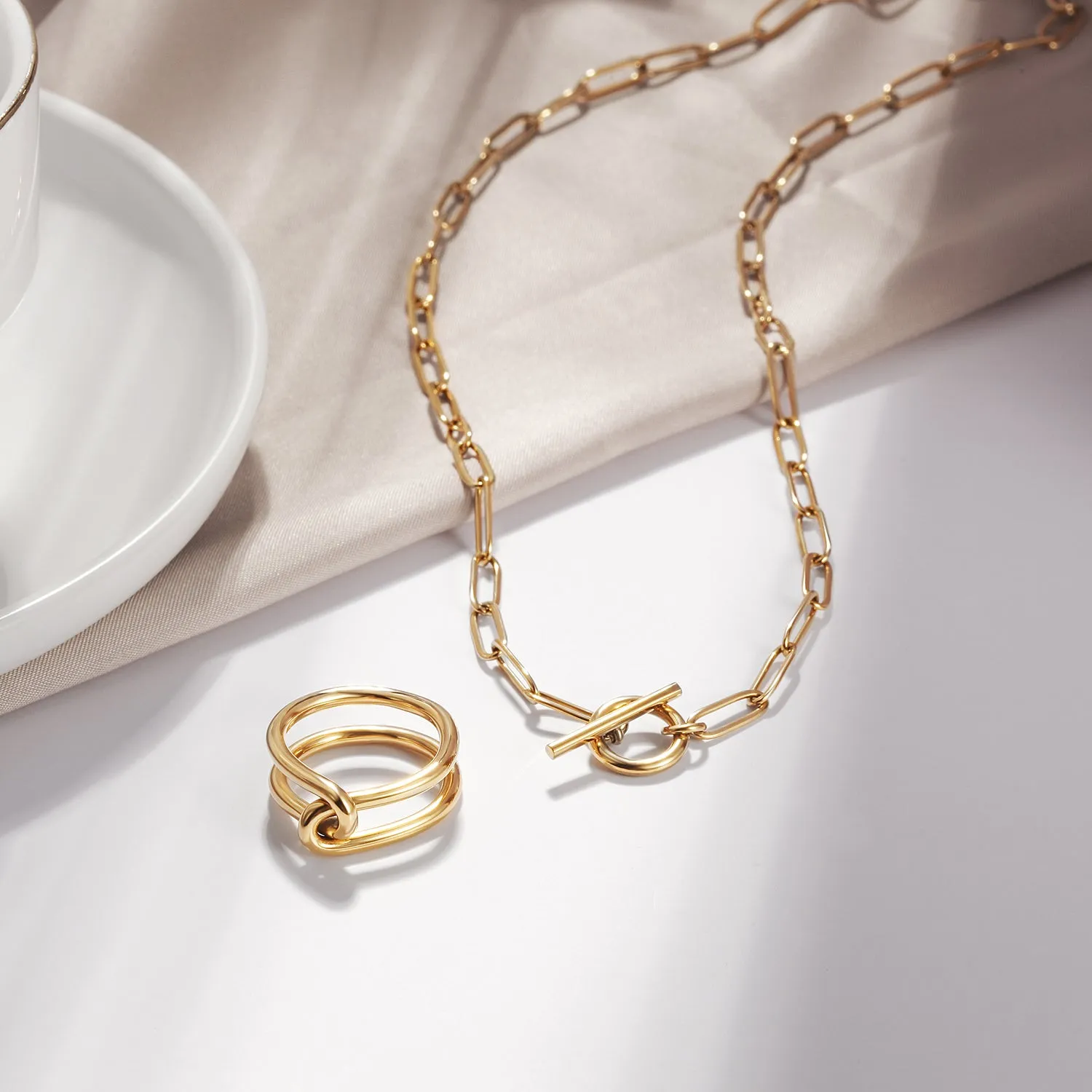Gold Love Knot Ring