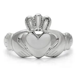 Gorgeous Stainless Steel Claddagh Ring