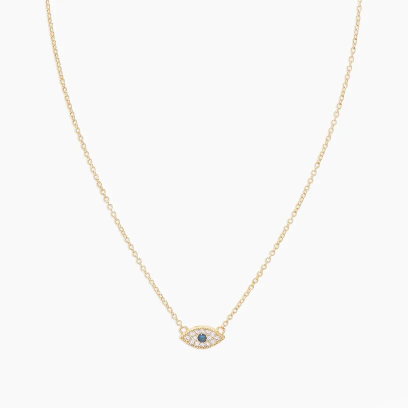 Gorjana Evil Eye Charm Necklace