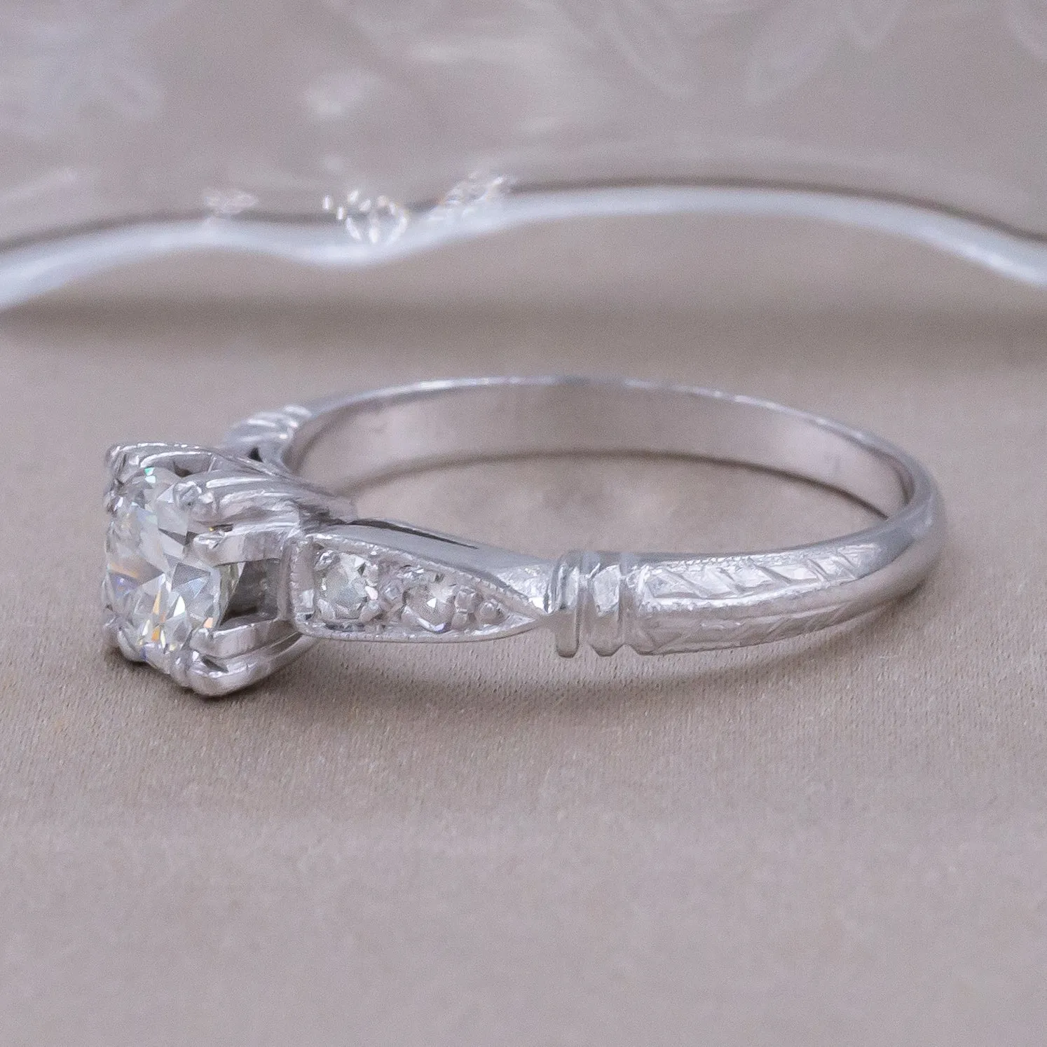 Half Carat Diamond Ring c1920
