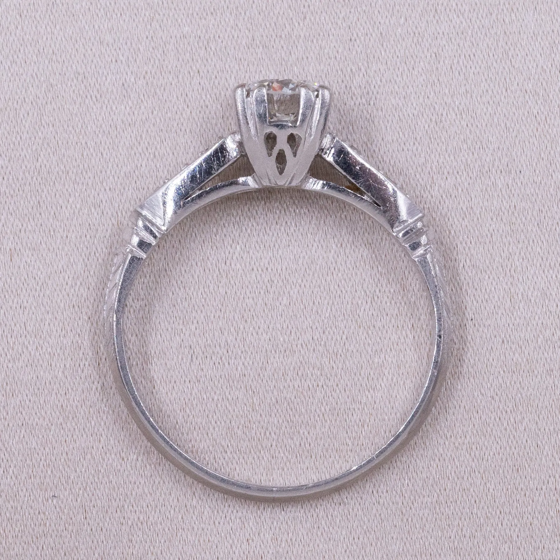 Half Carat Diamond Ring c1920