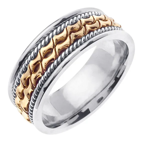 Hand Braided Cord Ring Band