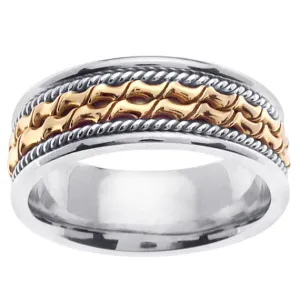 Hand Braided Cord Ring Band