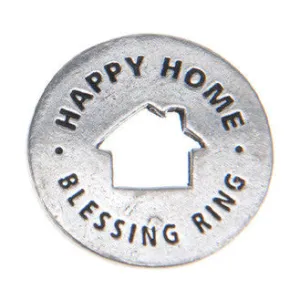 Happy Home Blessing Ring Charm