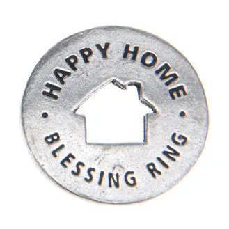Happy Home Blessing Ring Charm