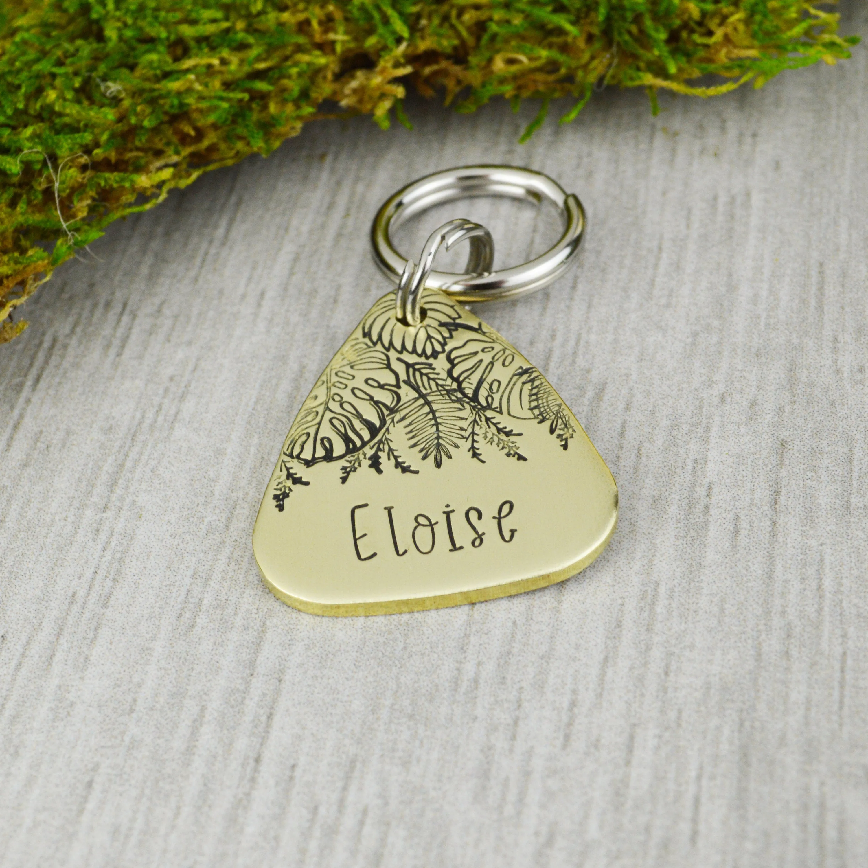 Hawaiian Garden Pet ID Tag