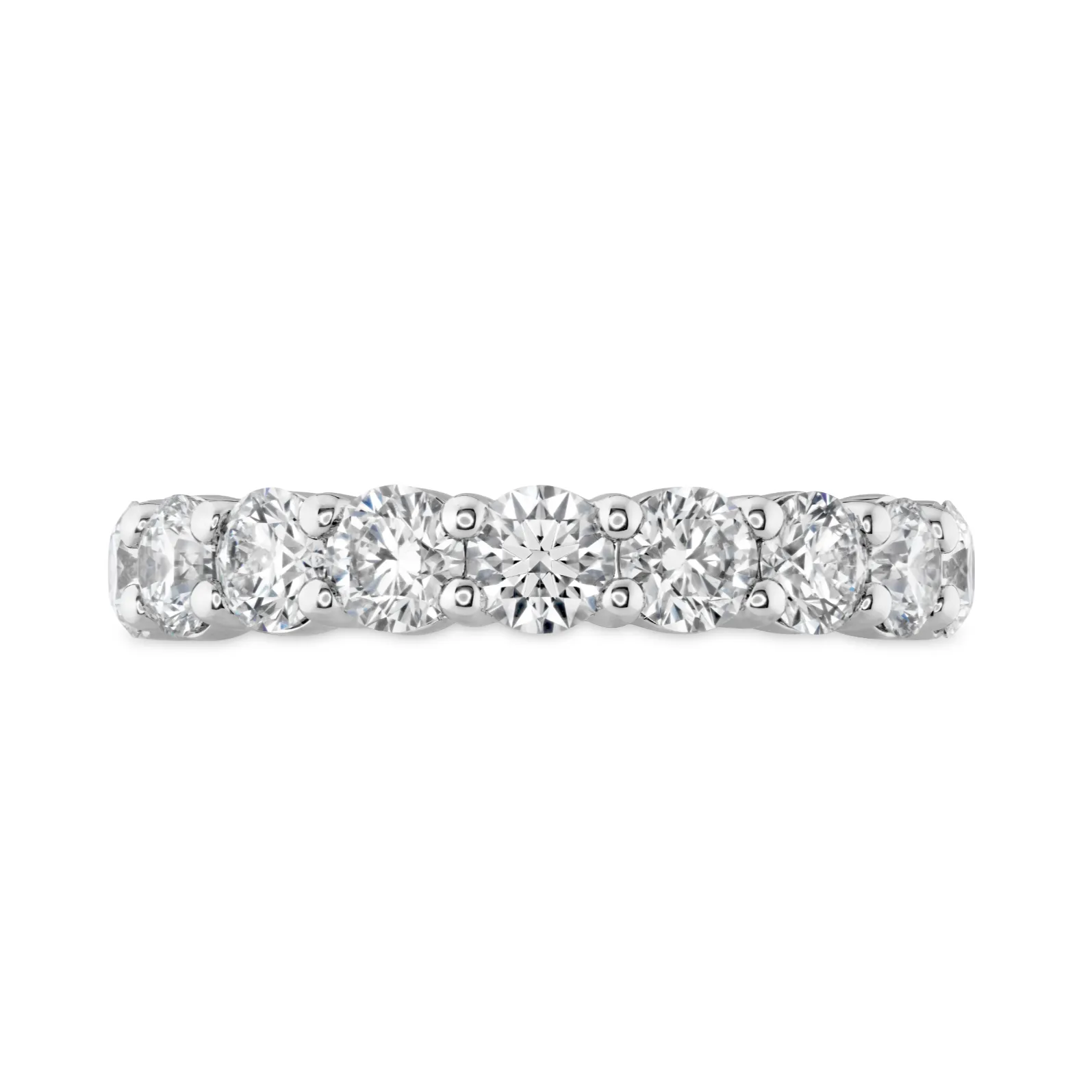 Hearts on Fire 18k White Gold Signature Nine Diamond Band