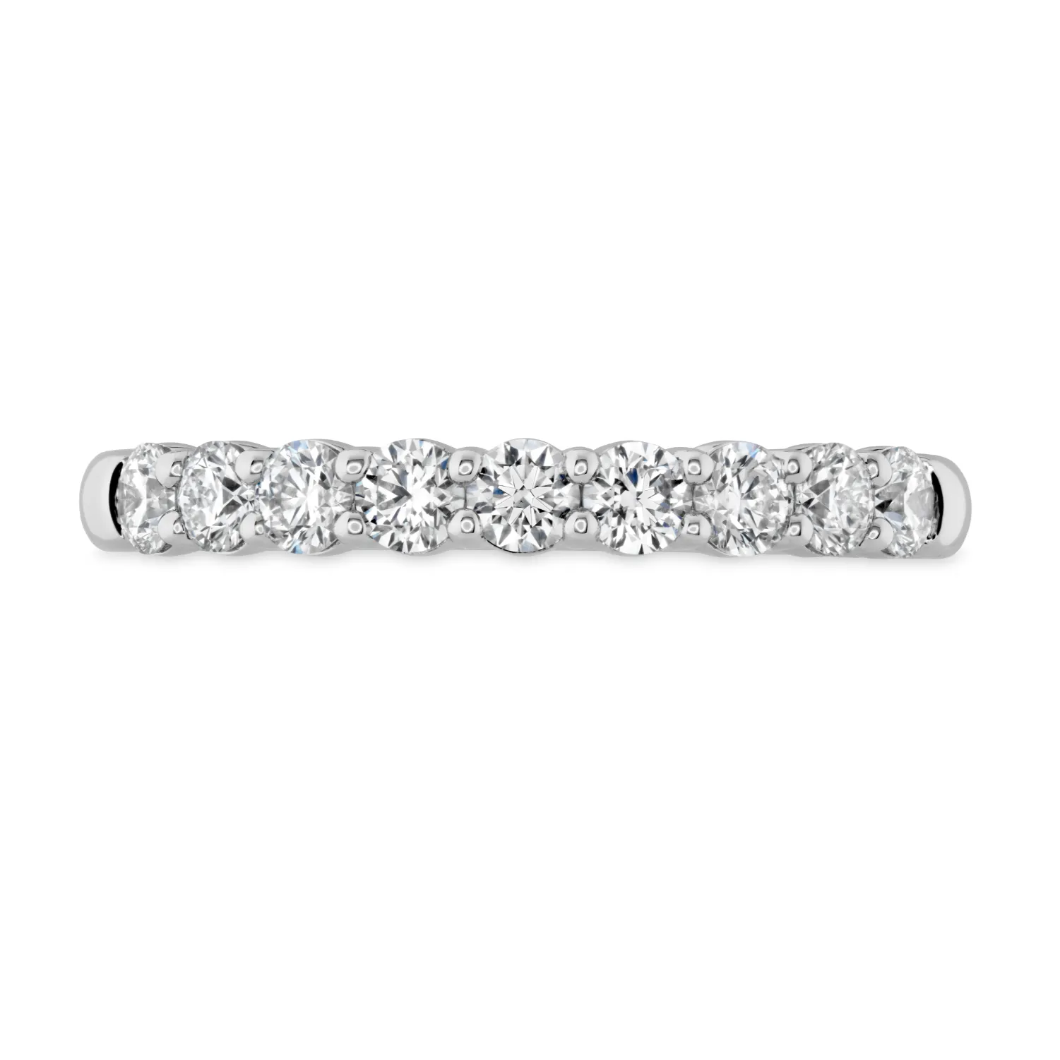 Hearts on Fire 18k White Gold Signature Nine Diamond Band
