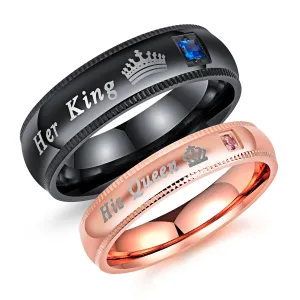 HIS QUEEN & HER KING RINGS