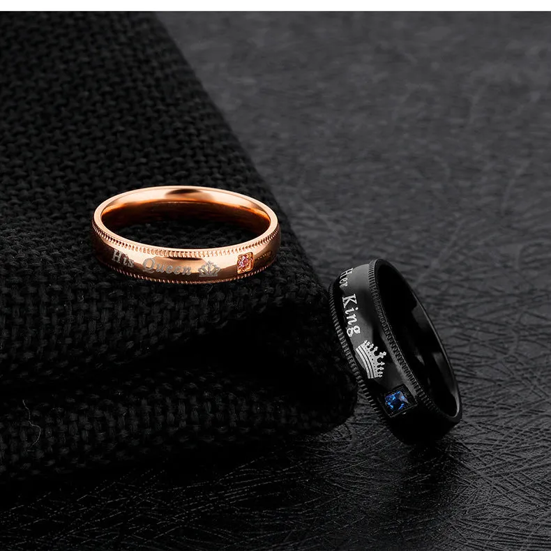 HIS QUEEN & HER KING RINGS