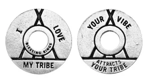 I Love My Tribe Blessing Ring Charm