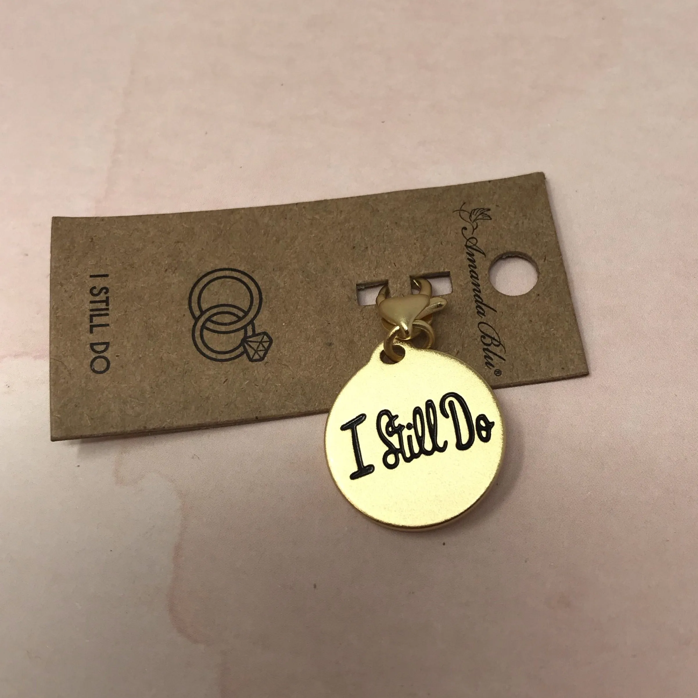 I Still Do TN Charm | Planner Dangle Charm | Bracelet Charm | Wedding Ring Charm | Traveler's Notebook Charm