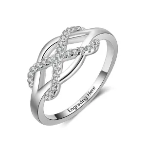 Infinity Love - Sterling Silver Ring