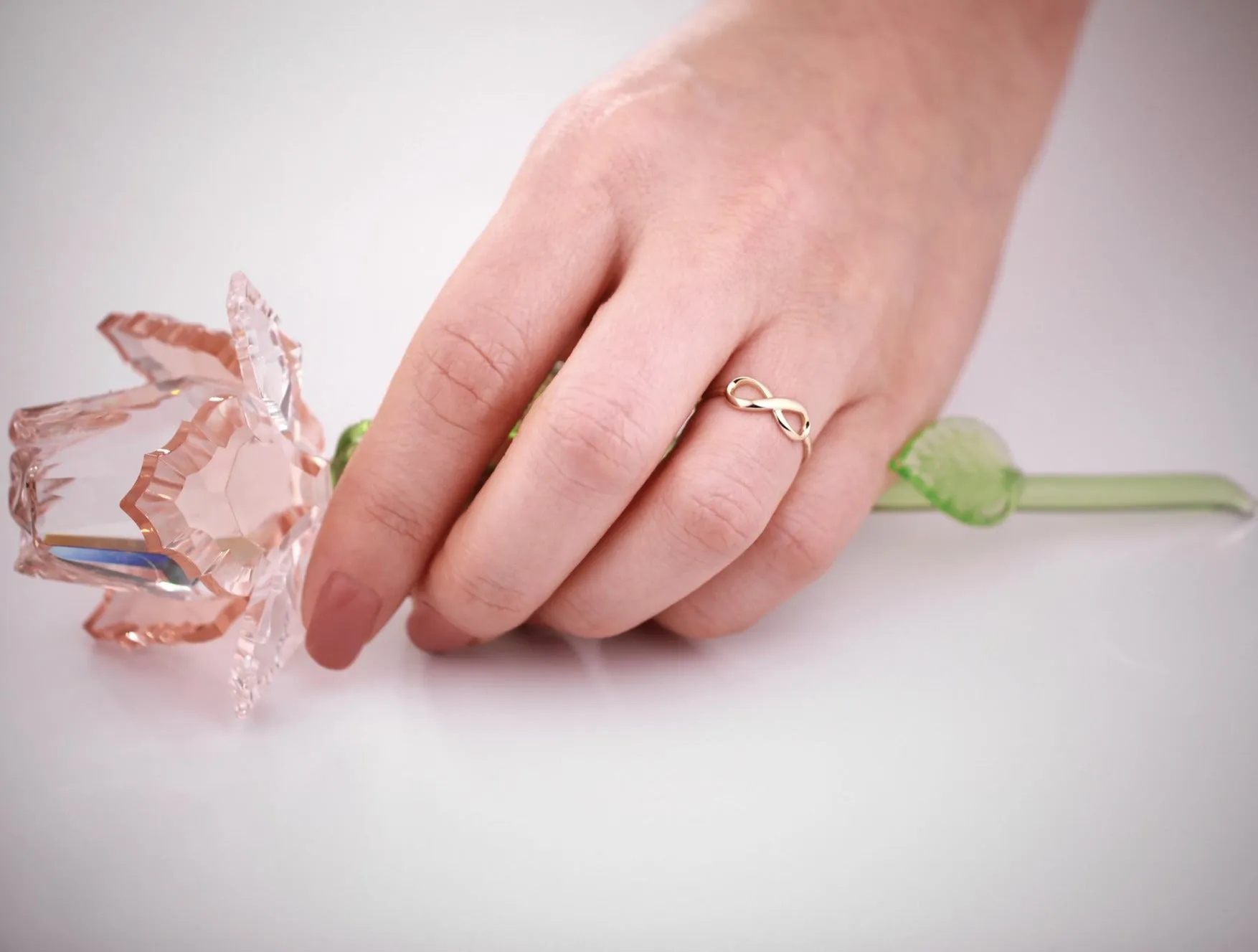 Infinity Ring in 14K Gold