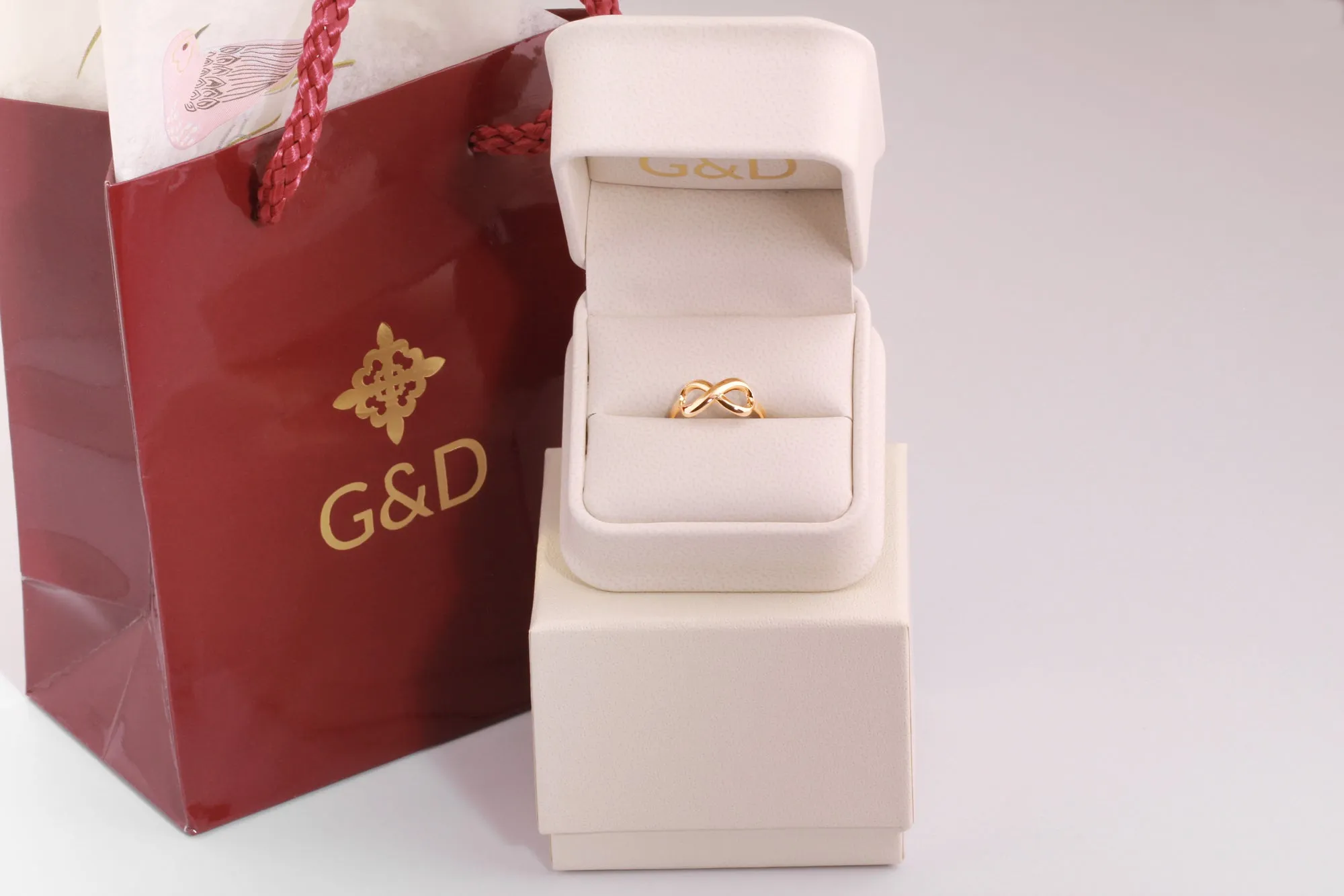 Infinity Ring in 14K Gold