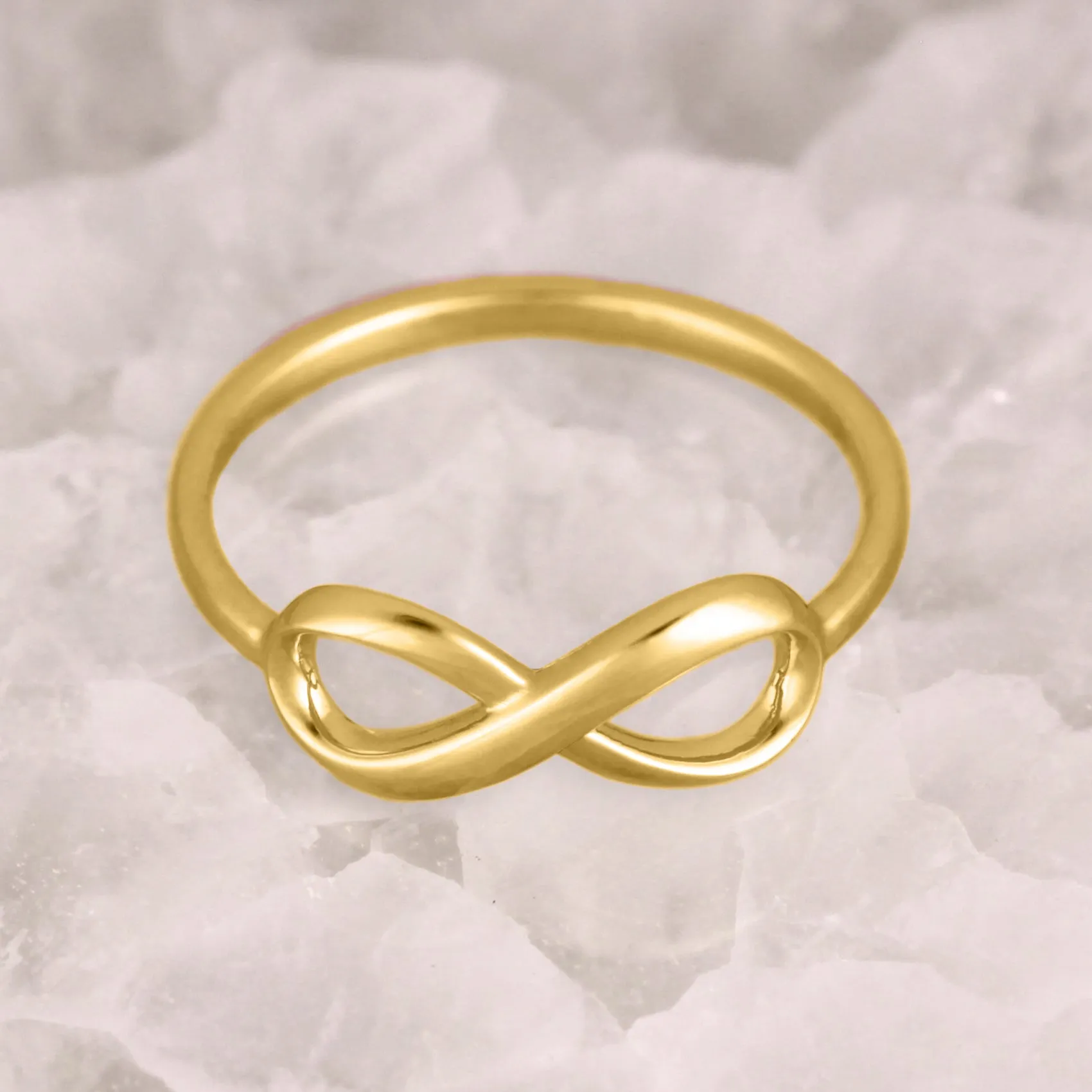 Infinity Ring in 14K Gold