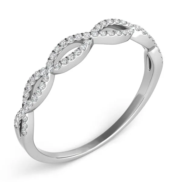 Infinity Stackable Diamond Band