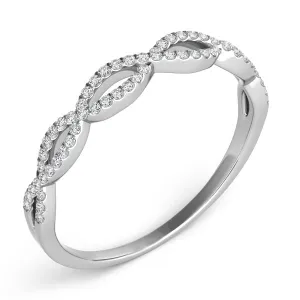 Infinity Stackable Diamond Band