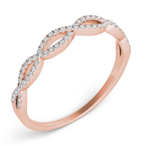 Infinity Stackable Diamond Band
