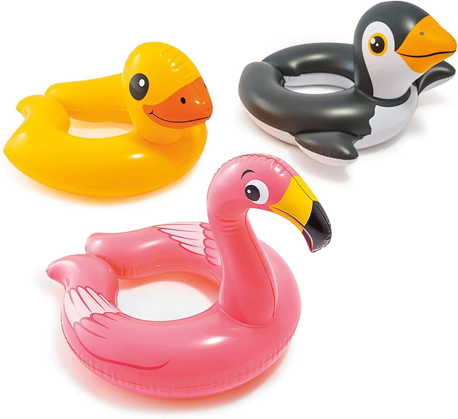 Intex Animal Split Rings, Ages 3-6 - Flamingo