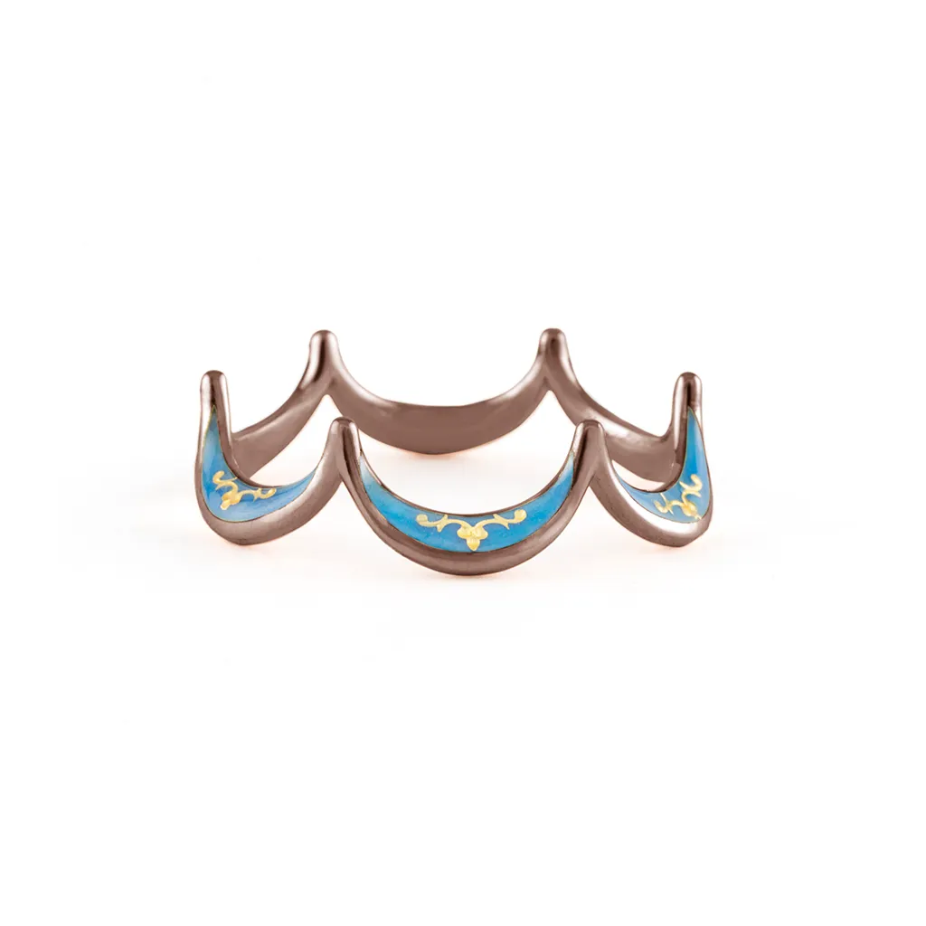 Jado Flora - Chocolate Turquoise