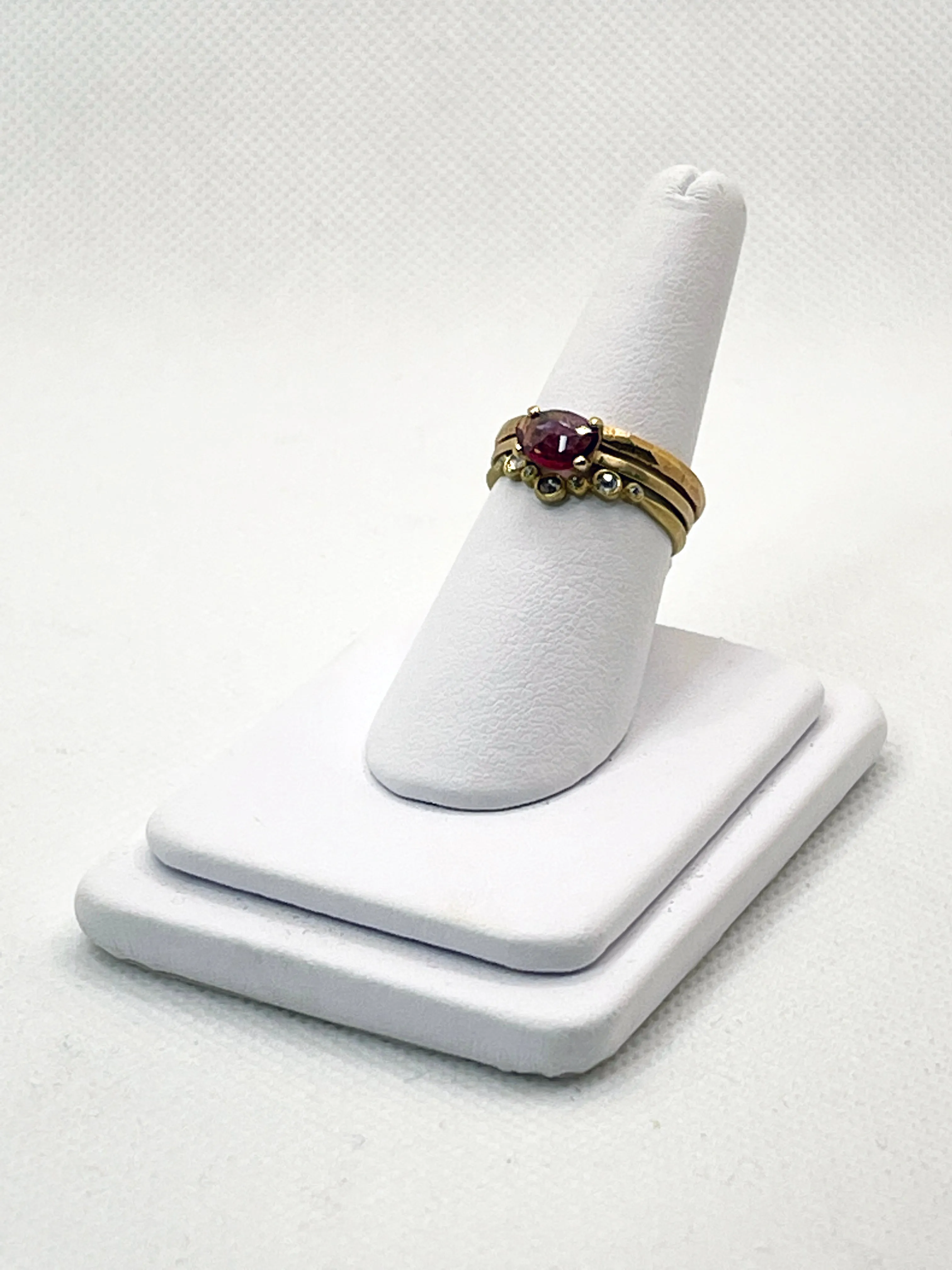 Jennifer Dawes Designs - Rhodalite Garnet Solitaire