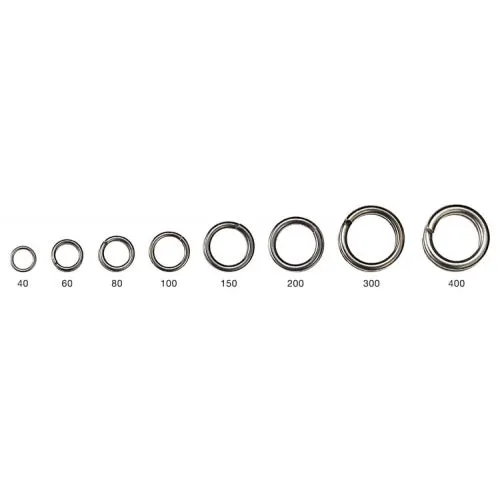 Jigging Master High Elastic Split Ring Solid Ring