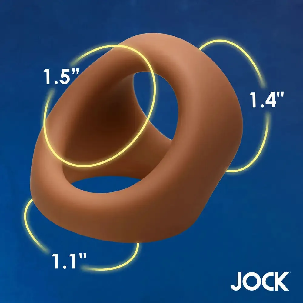 Jock Silicone Cock and Ball Ring Medium