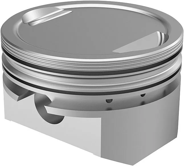 KB Performance KB272.020 Cast Piston Kit (1200cc Conversion, Dish Top) - .020in. Oversize to 3.518in., 10:1 Compression