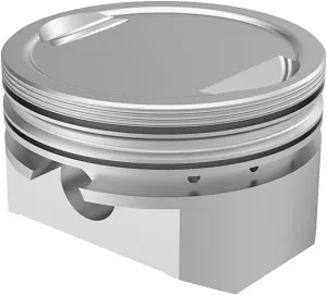 KB Performance KB272.020 Cast Piston Kit (1200cc Conversion, Dish Top) - .020in. Oversize to 3.518in., 10:1 Compression