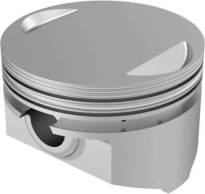 KB Performance KB295.040 Cast Piston Kit (74ci.,Flat Top) - .040in. Oversize to 3.538in., 8.9:1 Compression