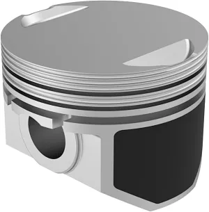 KB Performance KB408C.020 Cast Piston Kit (883cc., Flat Top) - .020in. Oversize to 3.020in., 9.0:1 Compression