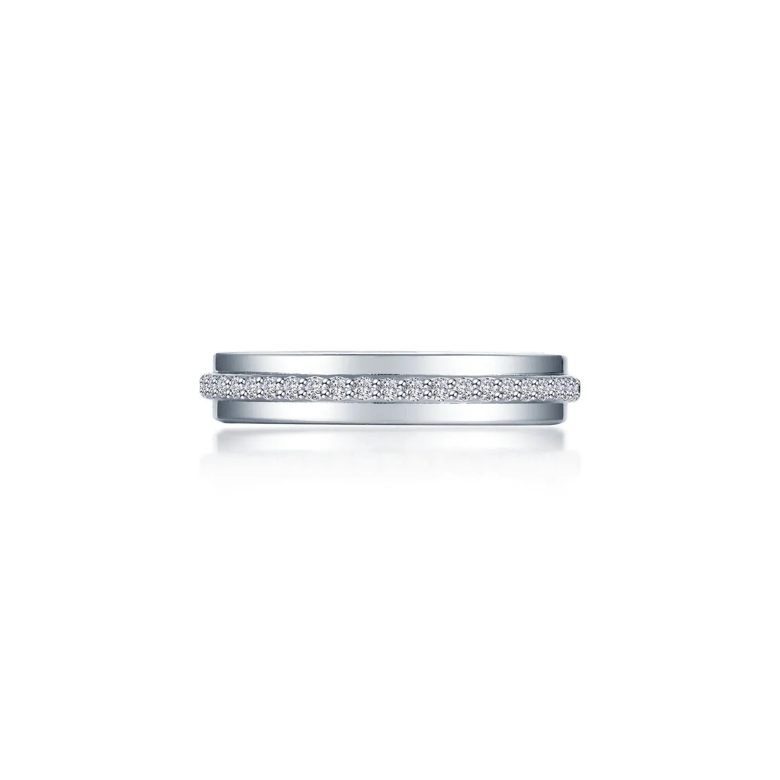 Lafonn Simulated Diamond High-Polished Eternity Band R0531CLP