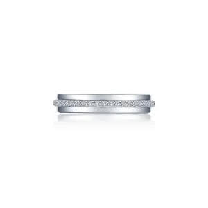 Lafonn Simulated Diamond High-Polished Eternity Band R0531CLP
