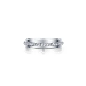 Lafonn Simulated Diamond High-Polished Eternity Band R0536CLP