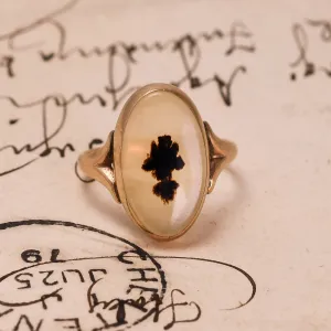 Late Victorian Dendritic Agate Ring